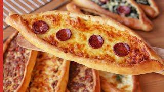 EPIC TURKISH PIDE RECIPE (With Different Fillings) | Not Just Turkish Pizza 