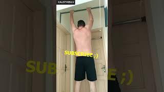 Pull Ups to get stronger- calisthenics workout #shorts