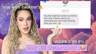 MANIFEST THAT THEY DREAM ABOUT YOU & YES IT F***IN WORKS  |  Telepathy