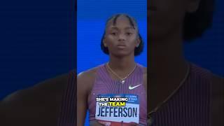 Introducing the Fastest Women in Track: Melissa Jefferson #viral #shorts #sports #trending