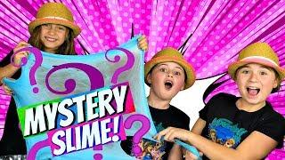 MYSTERY SLIME Challenge!  Kids Play Mystery Slime Challenge Game!