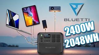  2400 W | 2048 Wh Powerstation mit ultraschnellem Laden– BLUETTI AC200L im Test!