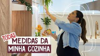 Todas as medidas da minha cozinha!   Larissa Reis Arquitetura