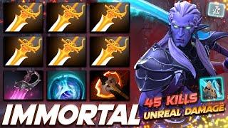 Phantom Assassin 45 KILLS Mortred Unreal Power - Phantom Dota 2 Pro Gameplay [Watch & Learn]