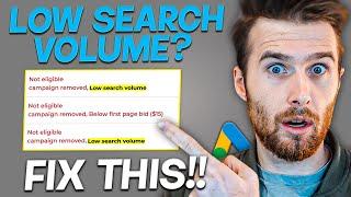 Why Your Google Ads Have Low Search Volume (and How to Fix It)