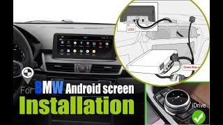 Android BMW navigation Installation | BMW GPS screen upgrade retrofit, settings & features