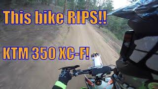 KTM XC-F 350 This Bike Rips!!