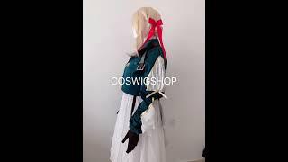 Violett Evergardenn Cosplay Costume Anime Cosplay Costume ( Top + Dress + Gloves )