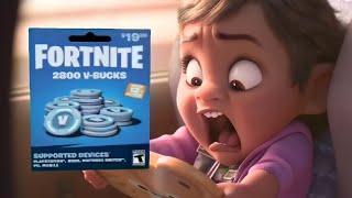 Screaming Girl gets a 19 dollar fortnite card