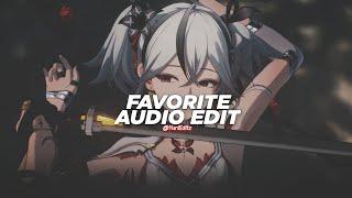 favorite - isabel larosa [edit audio]