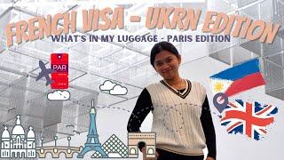 FRANCE VISA : UKRN EDITION (& MY PARIS LUGGAGE EDITION)