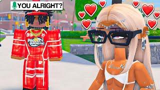 I THINK SHE HAS A CRUSH ON ME IN ROBLOX