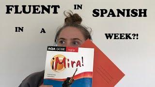 I TRIED TO LEARN SPANISH IN A WEEK ||QUARANTINE  LANGUAGE CHALLENGE