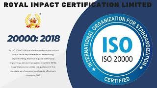 ISO20000-1 | IT Service  Management System(ITSM) #iso #royalimpactcertificationltd #isocertification