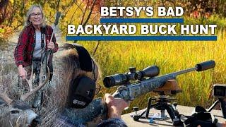 Betsy's Bad Backyard Buck Hunt