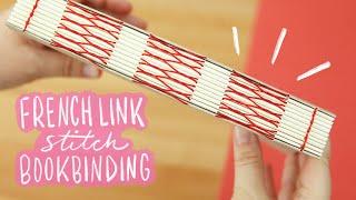 French Link Stitch Bookbinding Tutorial