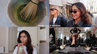 weekly vlog in Stockholm  my new life,  brand trip to amsterdam, pr unboxings & my makeup routine