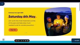 Sign Up As An Individual Or Family For Darkness into Light 2023