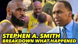 STEPHEN A. EXPLAINS THE SMOKE WITH LEBRON #stephenasmith #kebronjanes #bronnyjames