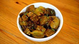 Sweet and Sour Eggplant Stir Fry | South Indian Brinjal Fry recipe