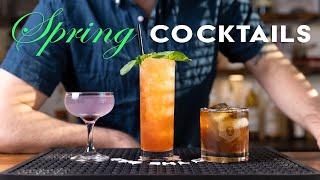 3 cocktail recipes to try this spring!