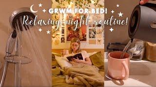 GRWM for bed / relaxing night routine! ⭐️ (aesthetic, cozy night vlog)