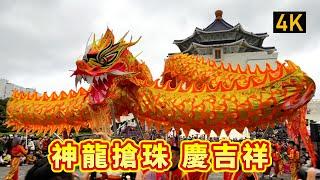 大年初二 舞龍表演｜2023 Taiwan's Chinese New Year - Dragon Dance Performance