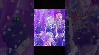 Rosé's reaction when she caught Jungkook looking at Lisa!!  #blackpink #kpop #rose #jungkook #bts
