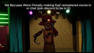 FIVE NIGHTS AT FREDDY'S REMASTERED IS BEING FILMED!