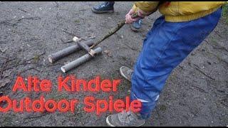 Alte Kinder Outdoor Spiele: Klippel Klappel beim Wandern