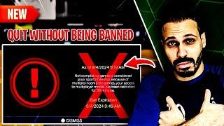 HOW TO QUIT AND NOT GET BANNED in NBA 2k25 MYTEAM!