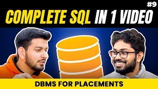 Lecture 9: Complete SQL in 1 VIDEO