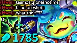 BLIND ONESHOTS.. FIRST STRIKE TEEMO IS NEW META