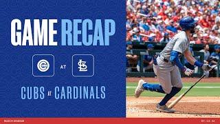 Cubs vs. Cardinals Game Highlights | 7/13/24