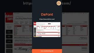 Free Websites For Stylish Fonts #fonts #freefonts #cosaslearning #stylishfonts #shorts #webdesign