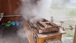 Hot steaming corner at Shikabe