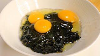 Eat seaweed and eggs like this! A simple and new seaweed egg dish 