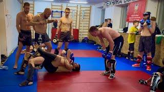 СПАРРИНГ / ЛЁХА vs КОСТЯ / 10 кг разницы