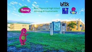 Barney Error (Brick Memorial High School Morning Announcements 13)