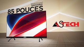 Encore plus GRAND ! Nouvelle dimensions 85 Pouces Android Tv Astech 4K