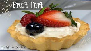 FRUIT TART RECIPE - BERRY FRUIT TART - HOW TO MAKE FRUIT TART