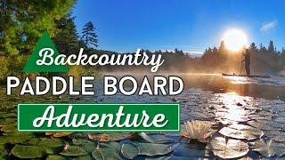 Algonquin Park Backcountry Paddle Board Camping