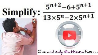 Simplify: 5^n+2 - 6+5^n+1/13×5^n - 2×5^n+1