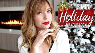 Three Minute Holiday Makeup Look! | Ashley Nichole