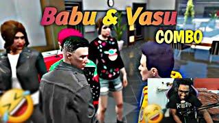 Babu and Vasu comedy | the ultimate combo | #eaglegaming #tkrp #tva #gta5rp