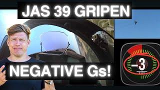 9Gs in the GRIPEN FIGHTER! Gripen Pilot reacts. Follow along!