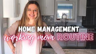 REALISTIC FULL TIME WORKING MOM DAILY HOME MANAGEMENT ROUTINE | DAILY TASKS