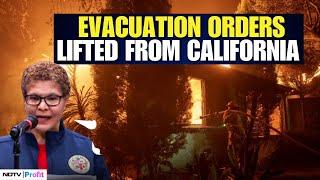 California Wildfires Updates | Evacuation Orders Lifted From California, Informs LA Mayor