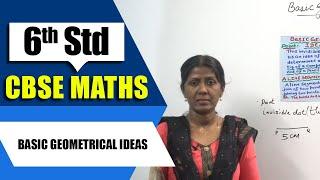 6th Std CBSE Maths Syllabus | Basic Geometrical Ideas | CBSE Maths