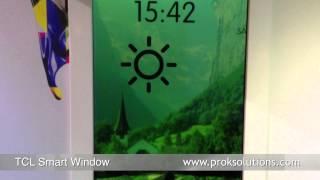 TCL Smart Window (Transparent Panel) - CES 2013